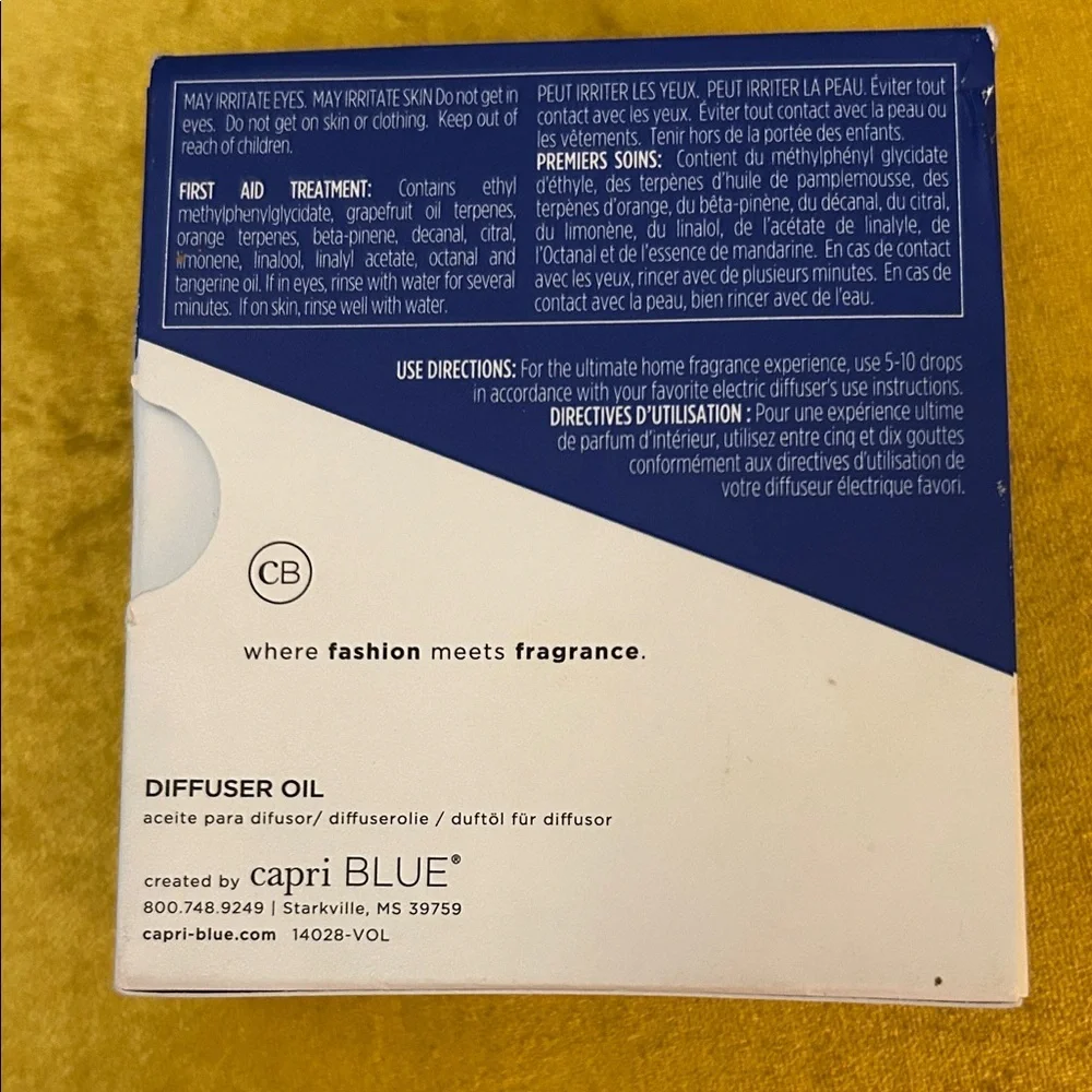 capri BLUE Volcano Diffuser Oil — Blue - Picture 7 of 8